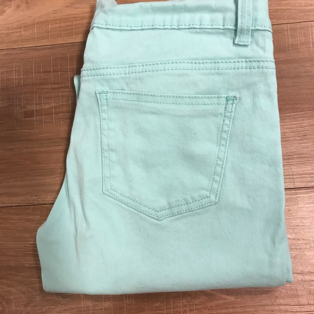 Mint skinny jeans